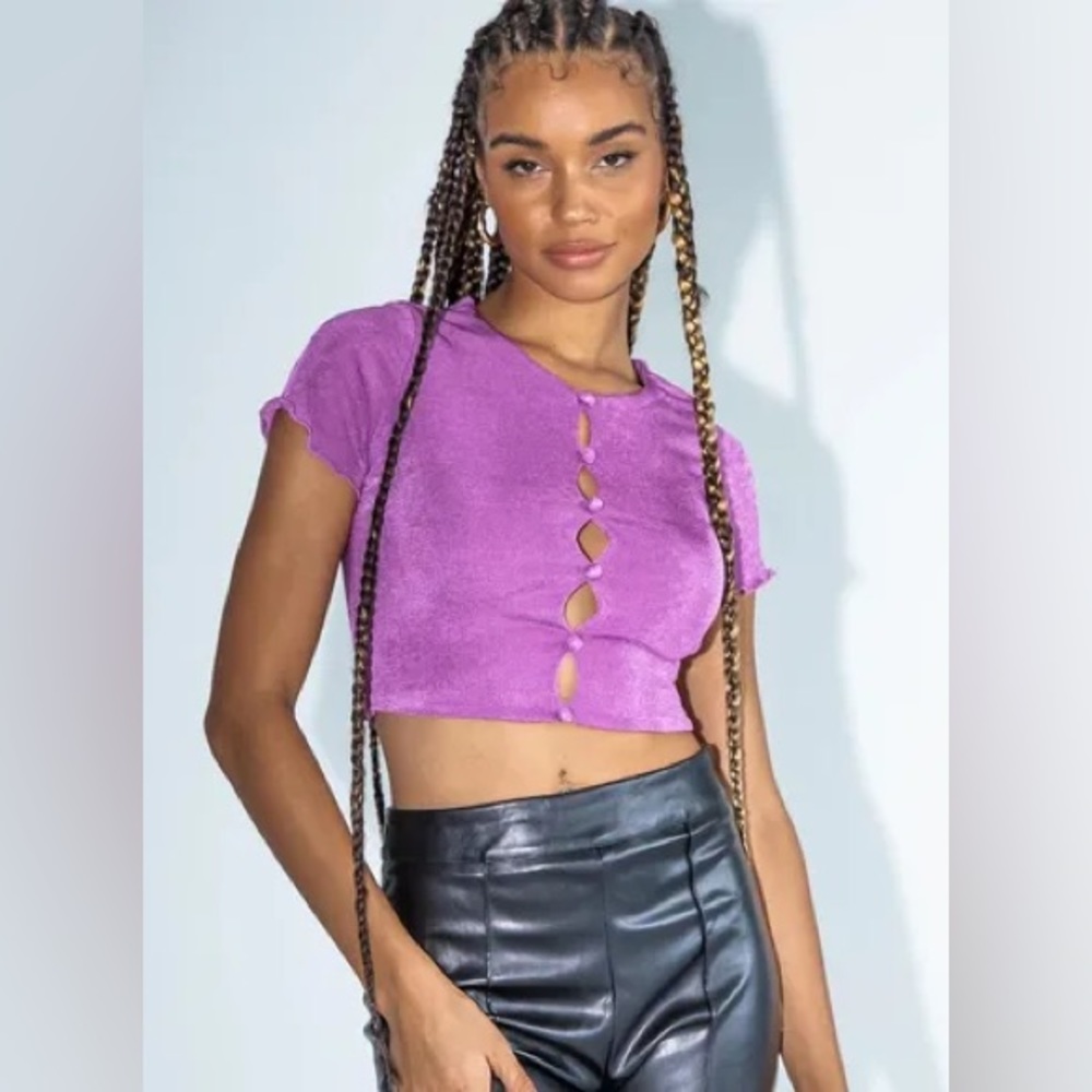 princess polly Maxwell Top Purple size 6